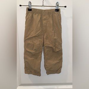 Jumping beans boys 18 months tan lined blue layer pants